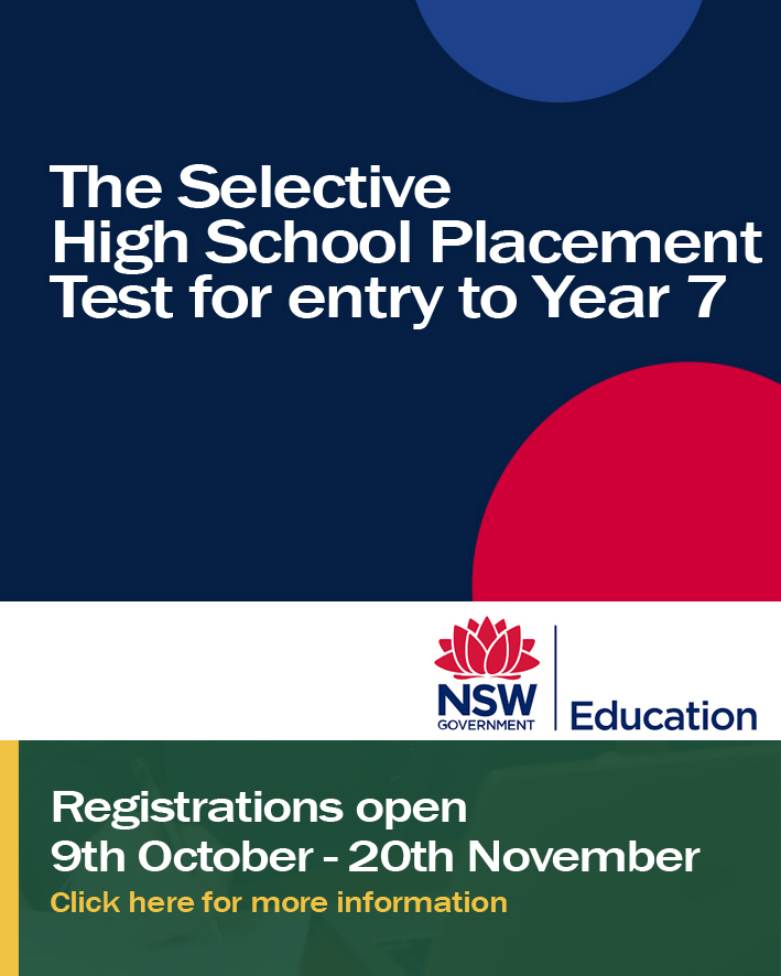 Selective School Exam Registration