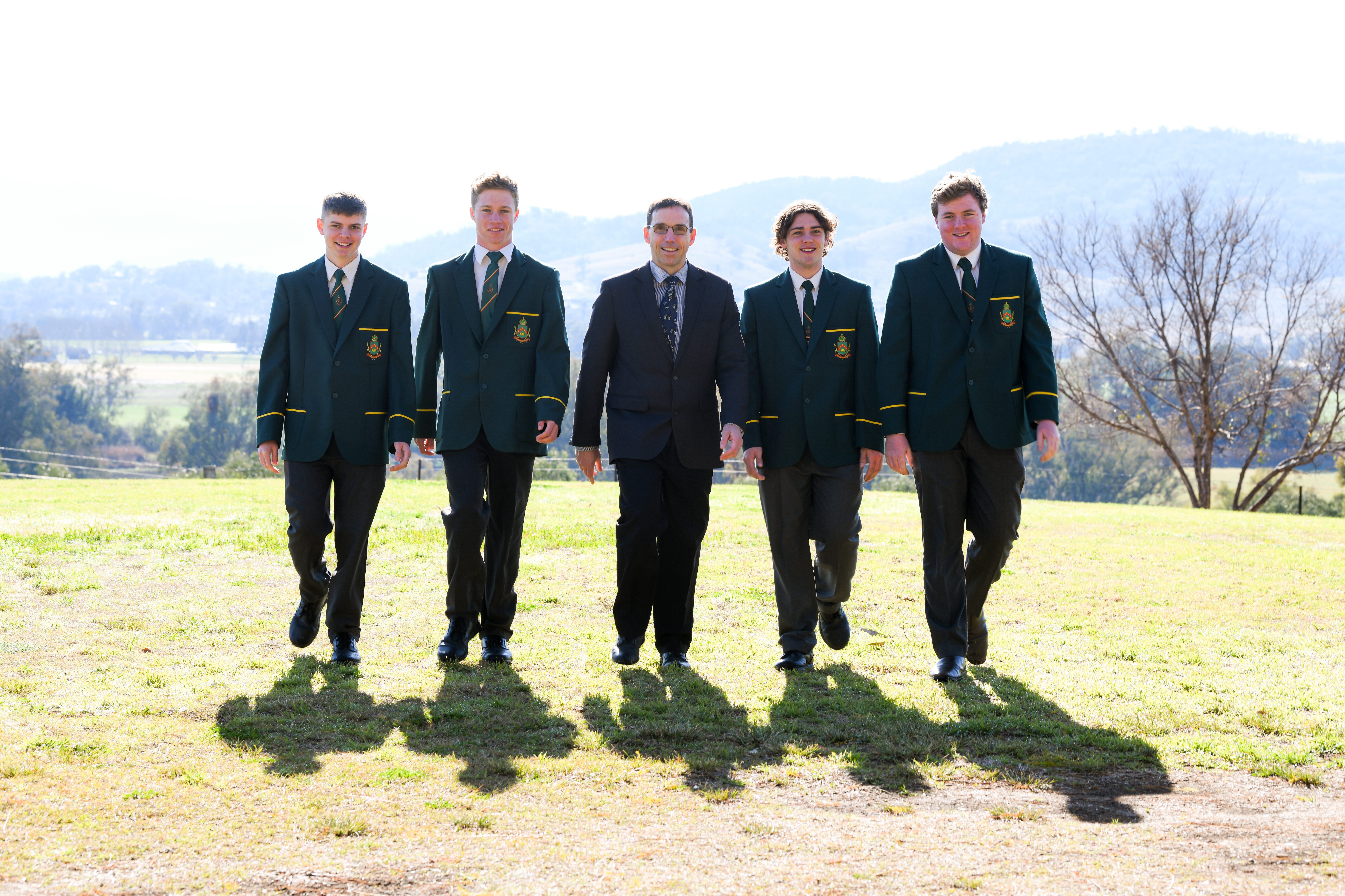 Farrer Leaders with Mr Gallagher