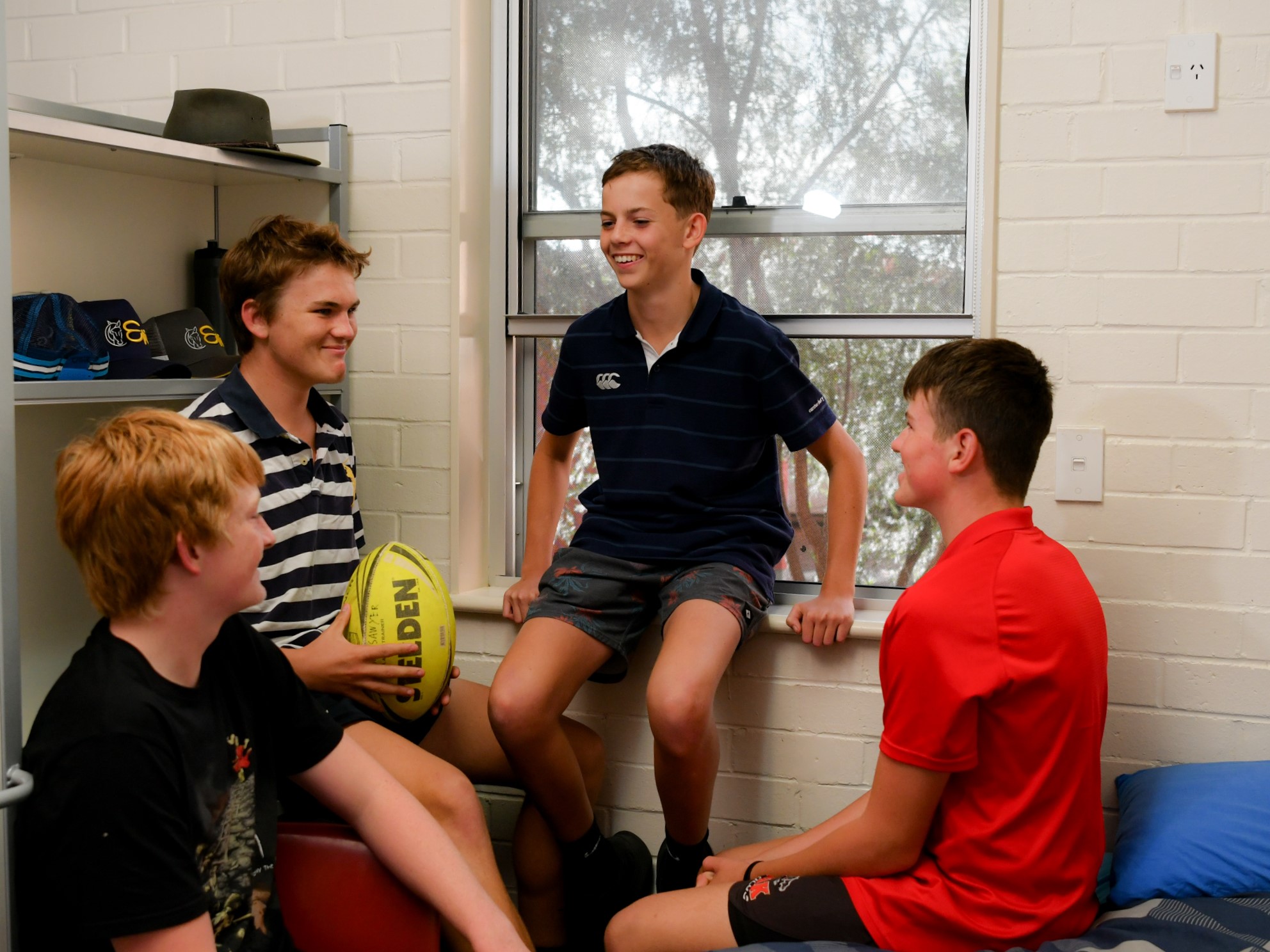 Boarders in room