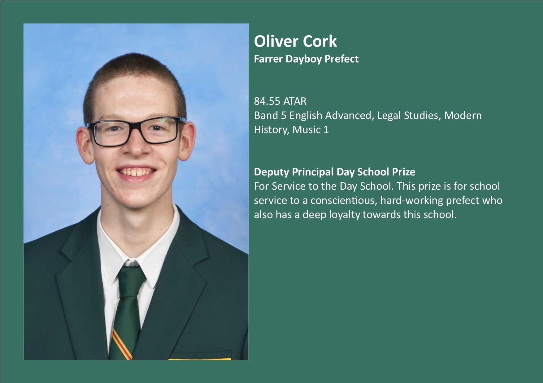 Farrer Memorial Agricultural High School 2022 HSC High Achievers Farrer Memorial Agricultural High School 2022 HSC High Achievers