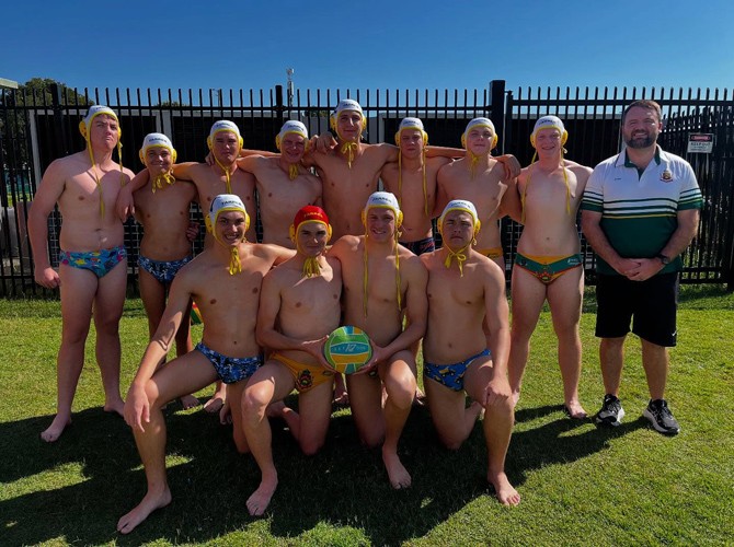 Farrer's First VII water Polo in Lambtom