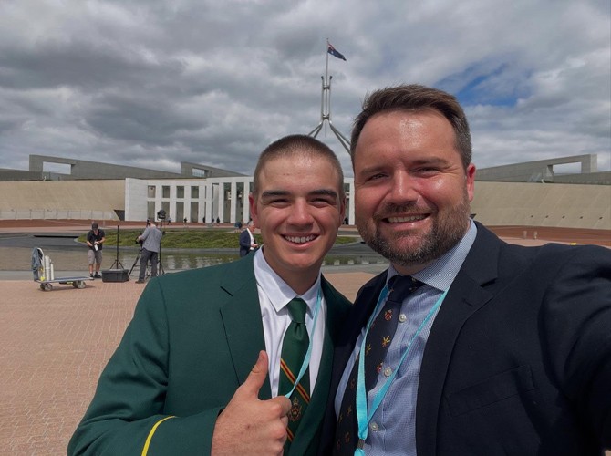 Bailey Bower at the Australian Constitutional Convention
