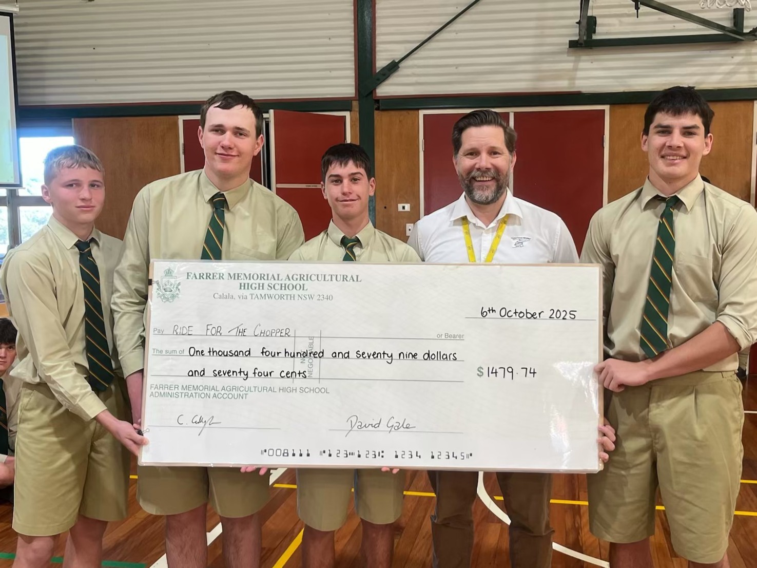 Year 10 Commerce Donation