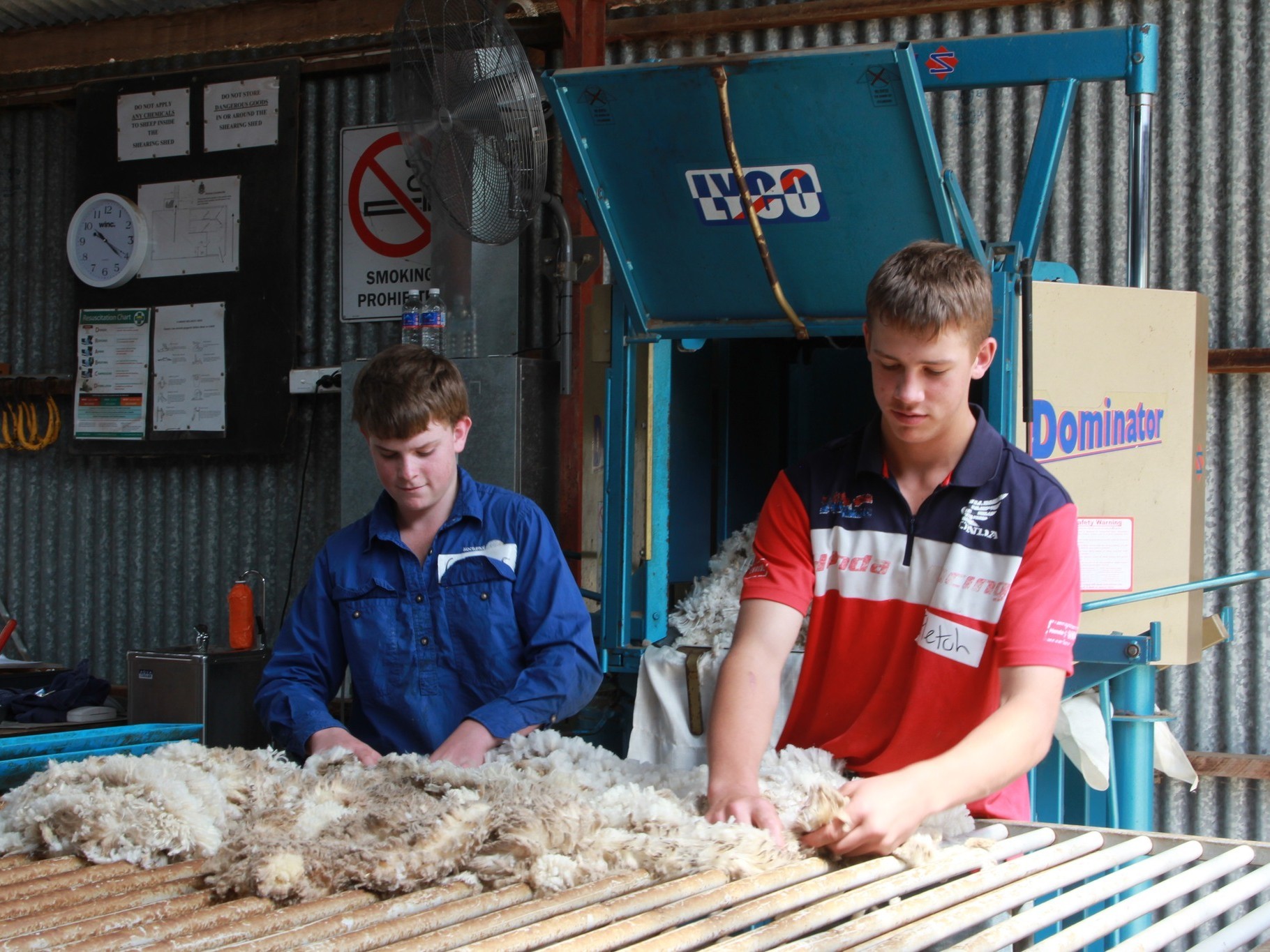 Year 9 TAFE Shearing School