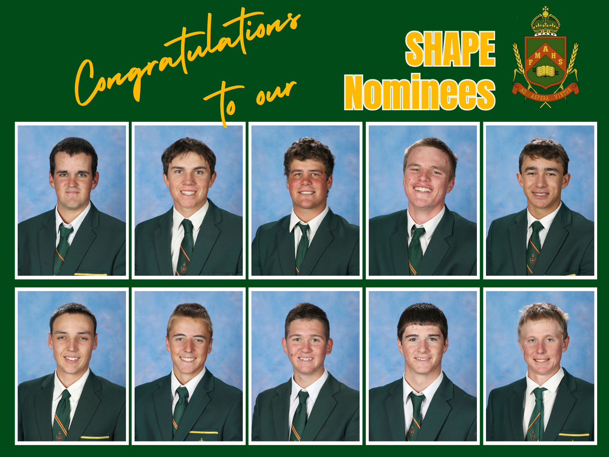 2026 SHAPE nominees